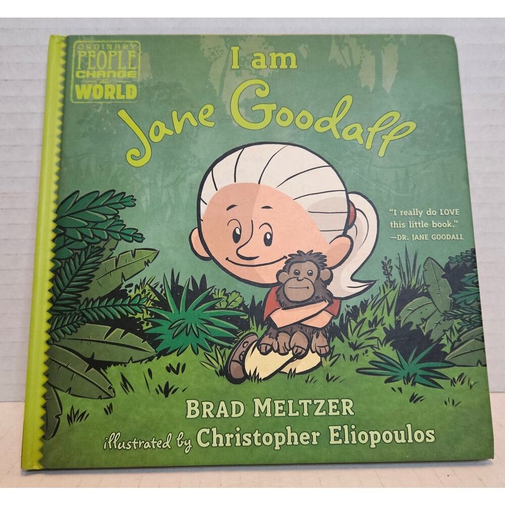 SALE "I AM JANE GOODALL" by Brad Meltzer Ordinary People Change the World  PBS